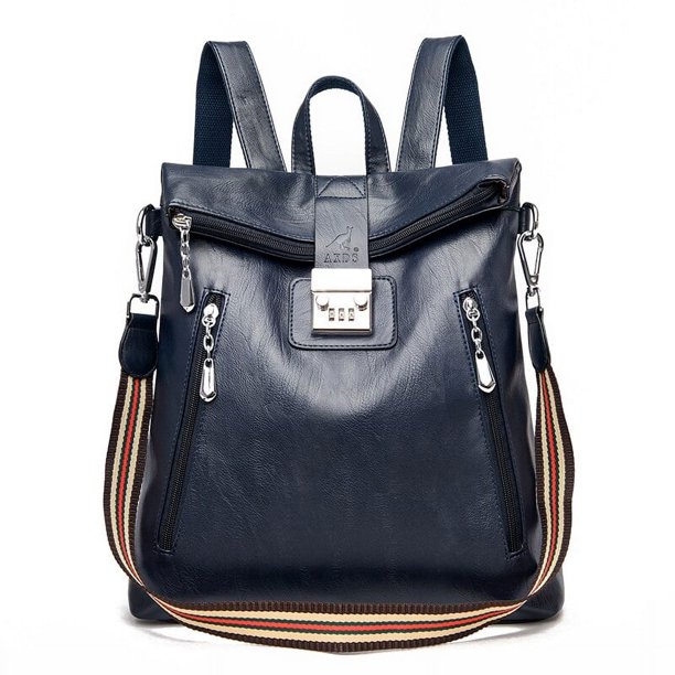 Women Backpack Multifunction Bags Anti theft lock High Quality Leather Women Crossbody Bag School Bags Travel Backpacks