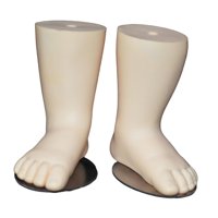 Ioensy - Soporte Para Exhibición De Calcetines Con Foto De Modelo De Pie De Bebé Para Uso Comercial En Tiendas De Centros Comerciales, Color Piel