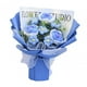 thumbnail image 3 of Ramo De Flores De Ganchillo Con Luz Para Festivales Fiesta De Cumpleaños De Acción De Gracias Azul, 3 of 3