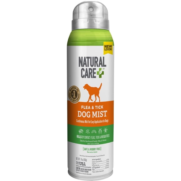 Spray Natural para Perros contra Pulgas y Garrapatas Natural Care 414 ml
