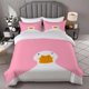 thumbnail image 1 of White Duck Theme Bedding Set | Includes 1 Duvet Cover and 2 Pillowcases Soft and Comfortable Suitable for All Seasons, 1 of 1
