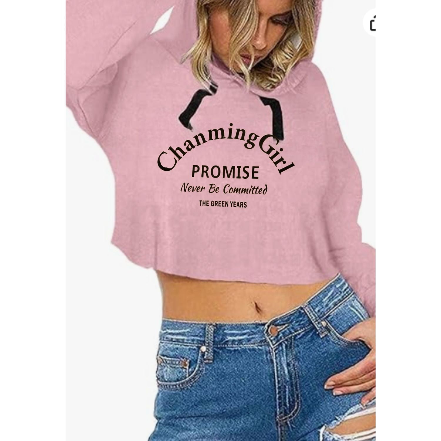 Likeshop - Polerón Deportivo Mujer Corto Gorro Verano Colores 0242