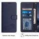 thumbnail image 4 of Funda tipo cartera FOXDOCK para Samsung Galaxy A04E 4G con soporte, ranuras, RFID, diseño de gato, 4 of 5