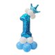 thumbnail image 3 of Conjunto De Columna De Globos De Corona De Todos Los Números Decoración De Fiesta De Feliz Cumplea?os Número 1, 3 of 3