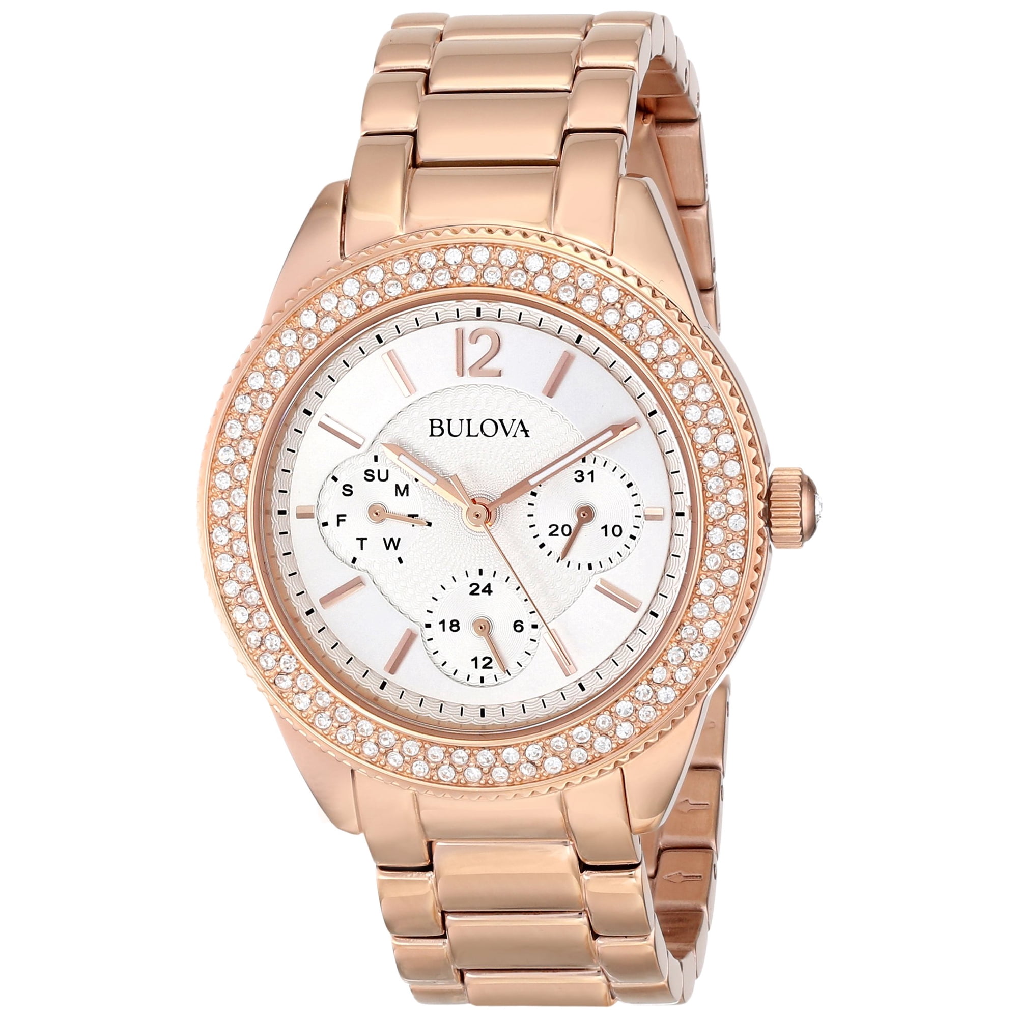 Reloj Digital Bulova 97n101 Oro Rosa Mujer