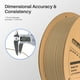 thumbnail image 2 of Filamento para impresora 3D ELEGOO Wood PLA 1.75 mm 1 kg, 2 of 3