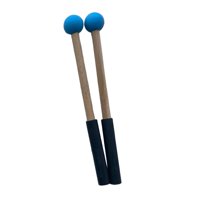 Bothyi - 2X Baquetas De Silicona Mazos De Percusión Manual Para Xilófono Glockenspiel Azul
