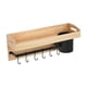 thumbnail image 3 of Estante de pared de cocina Ganchos extraíbles Ganchos para abrigos Estante para utensilios Cubiertos Estantes flotantes para cocina Bar Dormitorio Res, 3 of 5