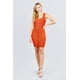 thumbnail image 5 of Vestido Mini Tejido sin Mangas con Cuello Cuadrado Profundo y Botones, 5 of 5
