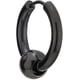thumbnail image 4 of Pendientes De Aro Con Bisagras De Acero Inoxidable Con Cuentas Circulares Negras Para Hombres Y Mujeres (2 Unidades), 4 of 6