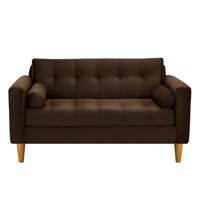 Bodevir - Sofa Retro 2C Felpa 04 Chocolate