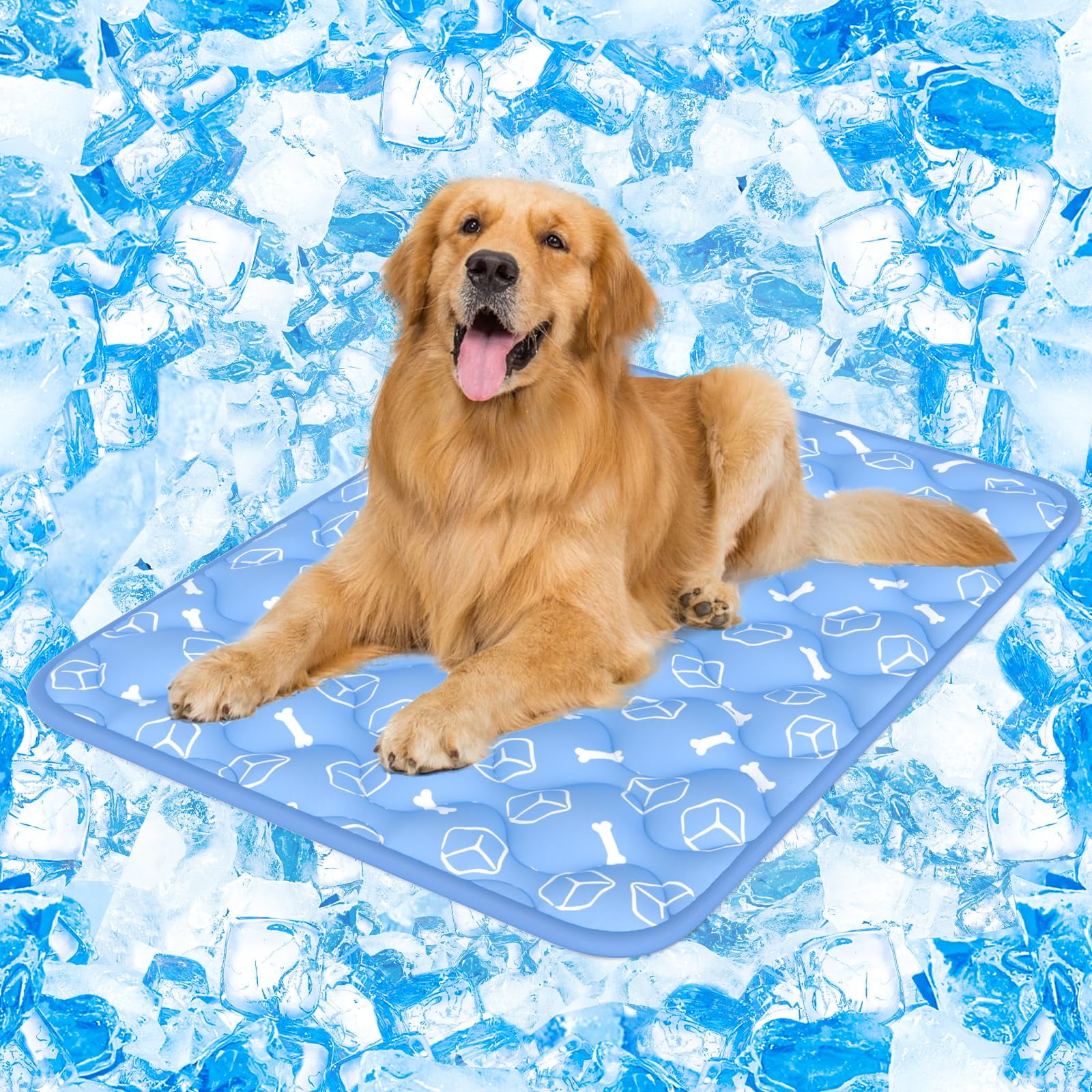 Alfombrilla Refrescante Para Perros Rywell 2.0 Thicken Para Perros Extragrandes