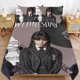 thumbnail image 1 of Wednesday Addams Duvet Cover Set 3 Piece Bedding Set Double Sided Printing Decorative Comforter Cover Set, 1 of 5