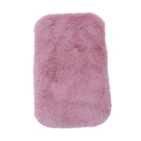 Magideal - 1/12 Casa De Muñecas Área Alfombra Juguetes Micro Paisaje Muebles Accesorios Mini Alfombra De Felpa Alfombra De Piso De Simulación Para La Decoración Óvalo Rosa