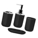thumbnail image 3 of Accesorios De Baño Decoración De Baño Jabonera Para Encimera Tocador De Baño Negro, 3 of 5