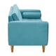 thumbnail image 5 of Sofa Retro 2c Felpa 04 Turquesa, 5 of 6