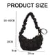 thumbnail image 3 of Bolso de mano acolchado para mujer, ligero y acolchado, tipo hobo, 2023, con pliegues en forma de nube., 3 of 6