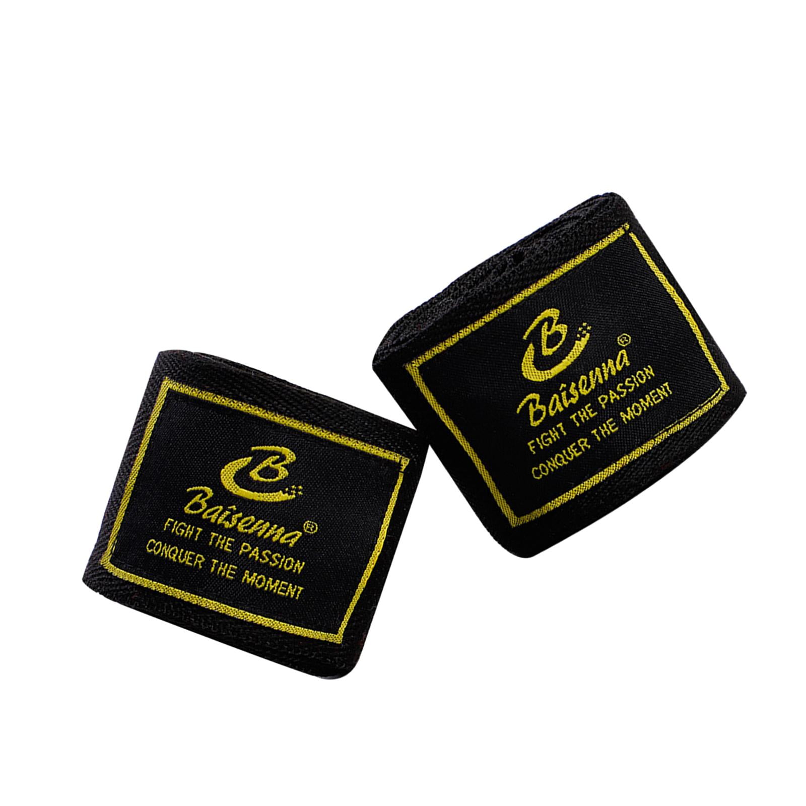 Ioensy - 2x Vendas De Boxeo Vendas De Boxeo De Entrenamiento Para Interior Sparring Taekwondo Negro