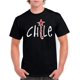 thumbnail image 1 of Polera Hombre, color negro, talla S, Estampado Chile, 1 of 3