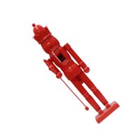 Magideal - Figura De Cascanueces Estatua Decoraciones Navideñas Manualidades Regalos Manualidades Cascanueces De Navidad Rey Para Cumpleaños Fiesta De Escritorio Rojo