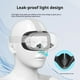 thumbnail image 4 of Funda facial de silicona VR compatible con Meta Quest 3S - Accesorios de repuesto para máscaras faciales resistentes a las fugas de luz y al sudor-Gris, 4 of 7