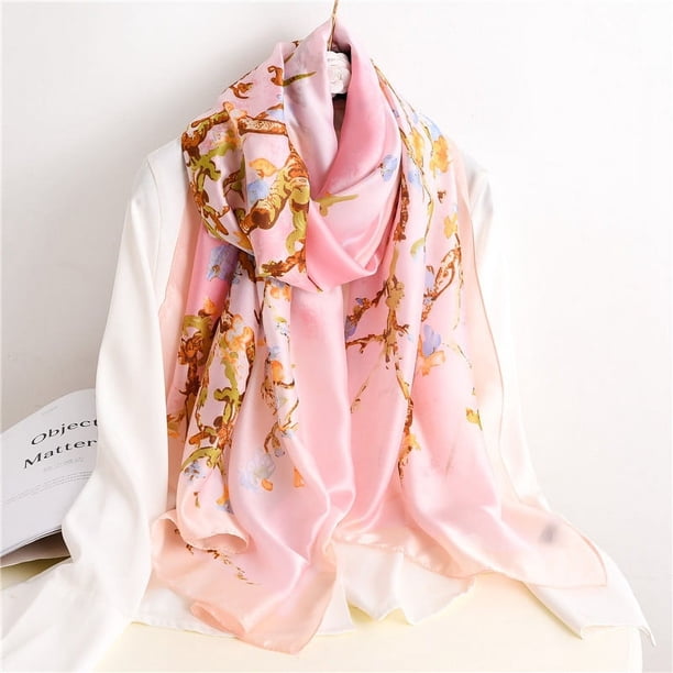 Lightweight Satin Plum Scarf for Women and Girls - Stylish and Versatile Wrap for Moms and Daughters
