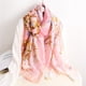 thumbnail image 1 of Lightweight Satin Plum Scarf for Women and Girls - Stylish and Versatile Wrap for Moms and Daughters, 1 of 5