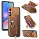 thumbnail image 1 of Funda Magnética Para Samsung Galaxy A05s Con Billetera Y Anillo Protector Resistente Marrón, 1 of 6