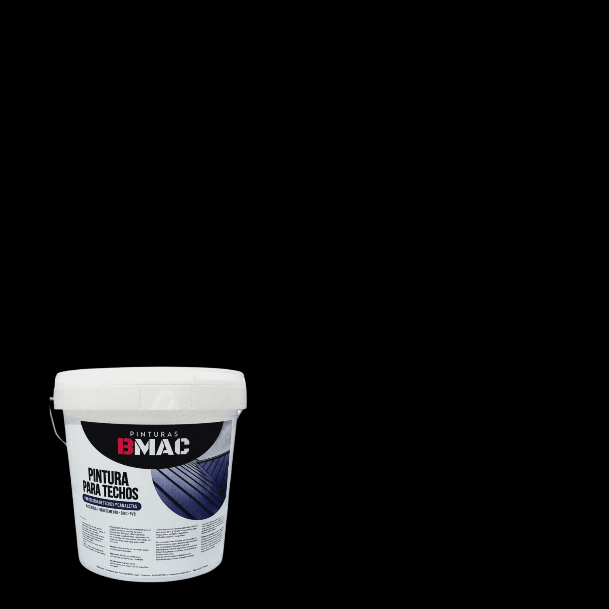 Bmac - Pintura Para Techo Negro Galon