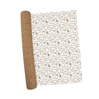 Magideal - Papel De Regalo De Malla De Red Jacquard Para Flores, Paquete De Regalo, Papel De Regalo Floral Calado, Envoltorio Floral Para Regalos De Aniversario Color Café