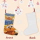 thumbnail image 3 of Garfield (2) Tema: Calcetines de Navidad, fino lino blanco para colgar en escaleras y chimenea, decoración navideña para el hogar, regalo de Navidad. 45cm × 32cm, 3 of 5