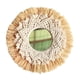 thumbnail image 1 of Espejo De Pared De Macramé, Decoración De Arte De Pared Bohemio Para Dormitorio Infantil, Sala De Estar, 1 of 5