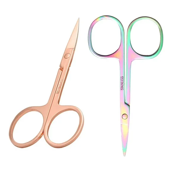 Tijera Para Manicure Cejas Acero Inoxidable Corte Precision