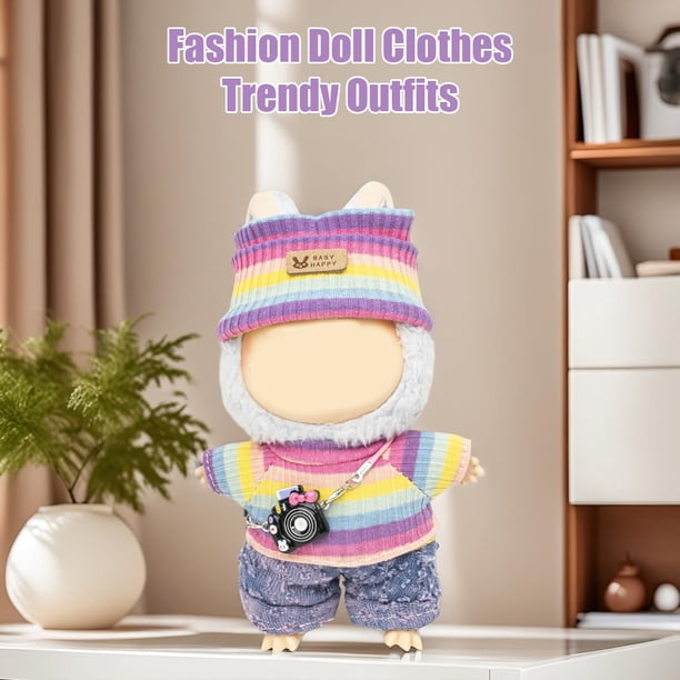 3 Conjuntos De Ropa Para Muñecas De 17 Cm, Vestidos De Poliéster Suaves, Fáciles De Poner Y Quitar, Regalo Para Niños Y Coleccionistas