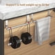 thumbnail image 2 of Upgrade Your Bathroom with Our Modern 1pc Stainless Steel Toilet Towel Rack - Punch Free Wall Mounted with No More Handle Issues, 2 of 4