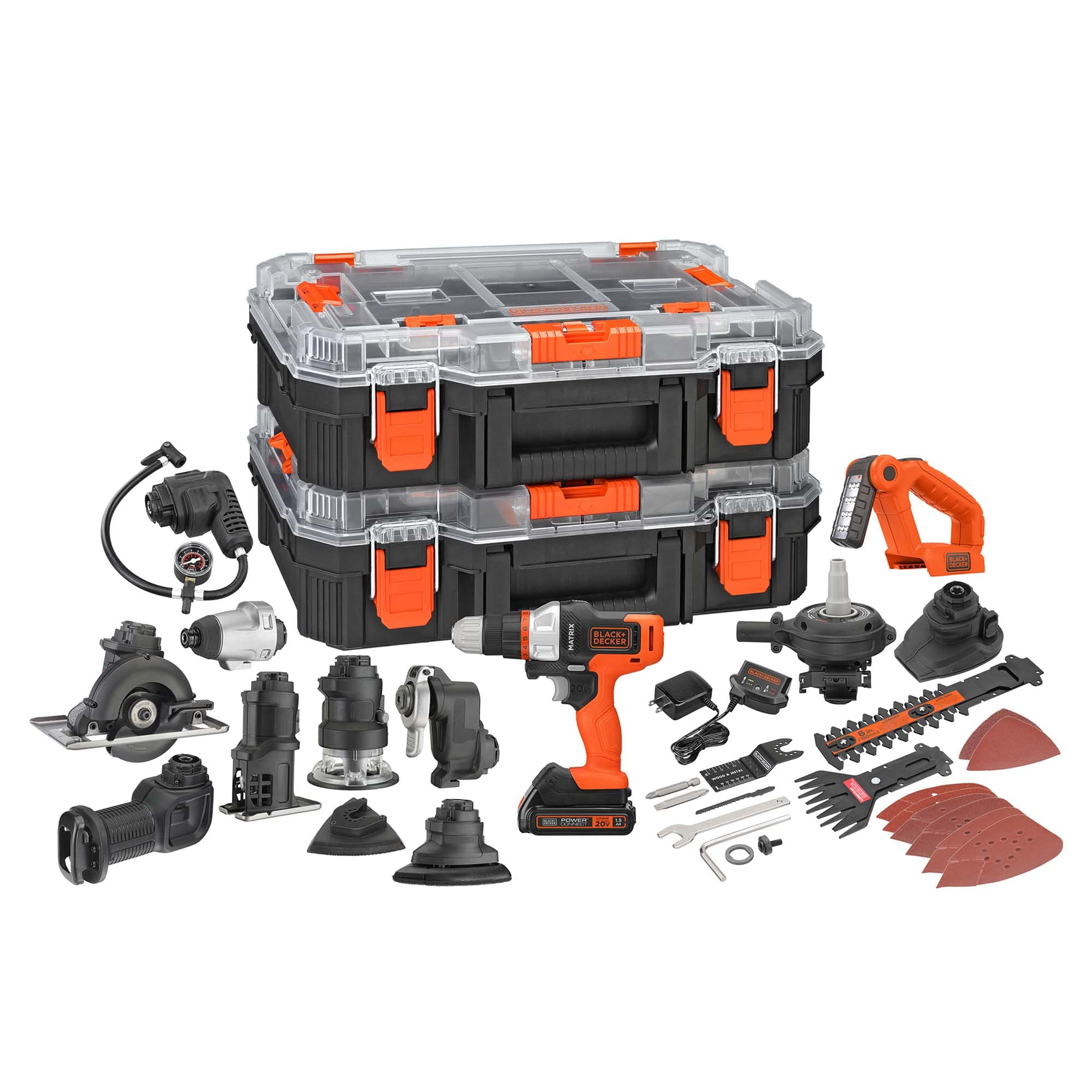 Kit De Herramientas Eléctricas Black+decker Matrix 20v Max, Taladro Inalámbrico