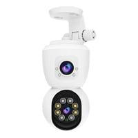 Cámara De Seguridad Wifi Jortan Jt-8292 Con Doble Lente Inteligente, Visión Nocturna, Detección Humana Por Ia