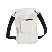 Magideal - Bolsa Para Herramientas De Peluquería Bolsa Para Tijeras De Peluquería Bolsa Portátil Para Herramientas De Peluquería Riñonera Para Peluquería Bolsa Blanco