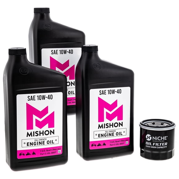 Kit de Cambio de Aceite de Motor MISHON para Suzuki GSXR600/750/SV1000 10W-40