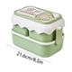 thumbnail image 2 of Lonchera Contenedor De Alimentos 3 En 1 Diseño Verde Avocado, 2 of 4