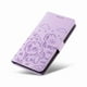 thumbnail image 3 of Funda Cartera para iPhone 14 Plus Perro Cachorro Grabado con Tarjetas Soporte Correa Morado, 3 of 6