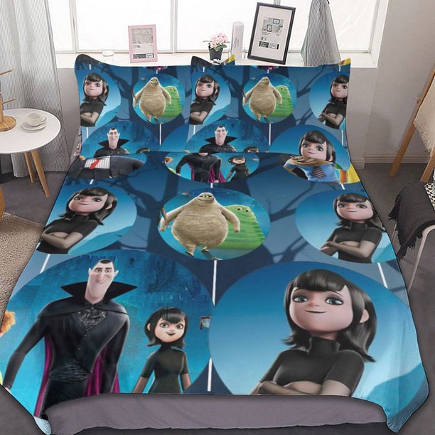 Hotel Transylvania 3 Pieces Bedding Sets Soft Comforter Sets Decor Bedroom Gifts
