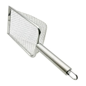 Genérico - Recogedor De Arena Para Gatos De Acero Inoxidable, Recogedor De Arena De Metal Para Gatos, Acuario, Gatito, 3,8Mm X 3,8Mm