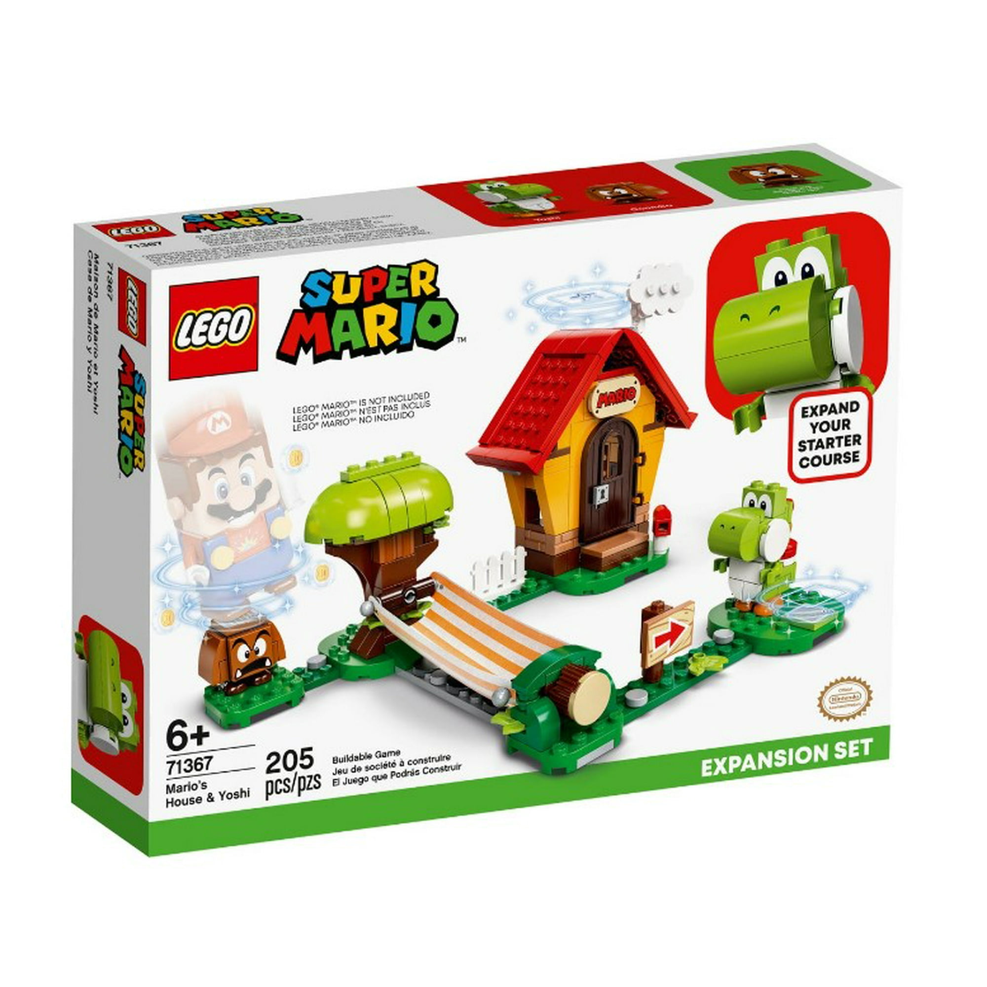 Lego Super Mario - Set Expansión Mario´s House&yoshi 205 Piezas 71367
