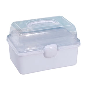 Bothyi - Organizador Caja De Almacenamiento Organización Del Hogar Cajas De Almacenamiento Transparentes Multifuncionales Blanco