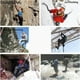 thumbnail image 5 of Cuerda de seguridad para escalada al aire libre de 10 m, antidesgarro, para rescate de montañismo, 12 mm de diámetro, color blanco, 5 of 5