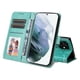 thumbnail image 4 of Funda tipo cartera FOXDOCK para Samsung Galaxy S22 Ultra , diseño girasol en relieve, cuero PU, cierre magnético, soporte y tarjetero, 4 of 5