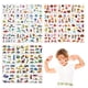thumbnail image 1 of 36 hojas de tatuajes temporales impermeables para niños, tatuajes temporales infantiles con temática de coche, postres, para fiestas de cumpleaños y actividades grupales., 1 of 5