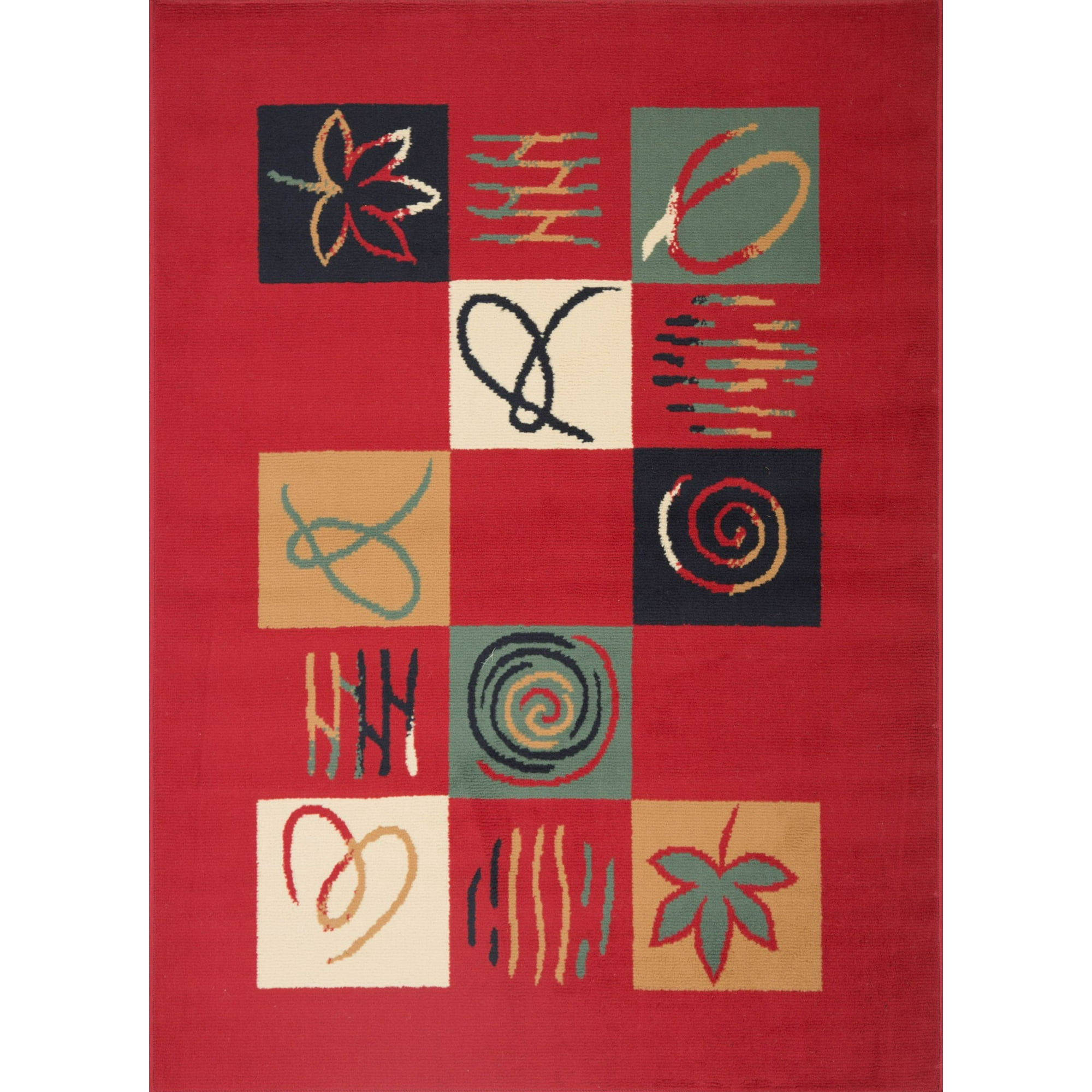 Cannon - Alfombra Amapola Rojo 133x180