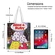 thumbnail image 5 of Max and Ruby Bolso de tela con estampado de lienzo para mujer, bolsa de compras reutilizable y estética, con cremallera interior, regalo para mujer,40*40cm., 5 of 6